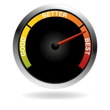 Performance meter symbol Stock Illustration