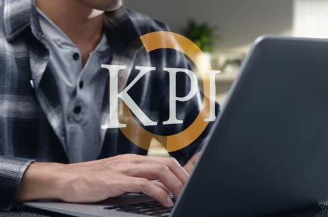 Performance Metrics and Key Performance Indicators Concept Illustration Stock Photos