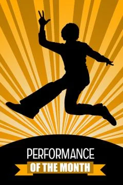 Performance month Stock Illustration