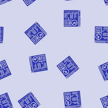 Performance optimization software glyph seamless pattern Illustrazione stock