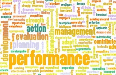 Performance review Stock Illustration