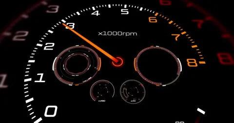 Performance Sport Car Accelerating Then Zoom To V8 High Speed Engine. Stock Footage 265239786