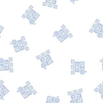 Performance system glyph seamless pattern イラスト素材