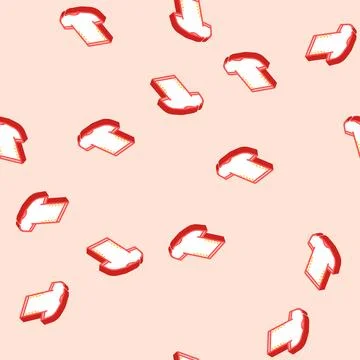 Performance t shirt quick dry isometric icon seamless pattern Stock Illustration