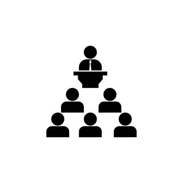 Performance before the team icon. Elements of teamwork icon. Premium quality 스톡 일러스트