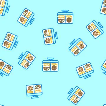 Performance testing analyst vector seamless pattern Stock Illustration