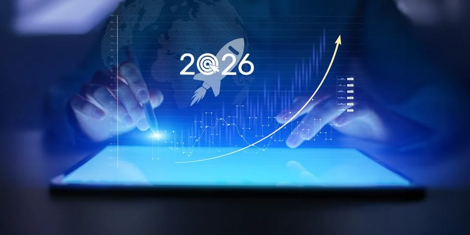 Performance Tracking KPI System for Business Analytics and Strategic Growth.. Fotos Stock