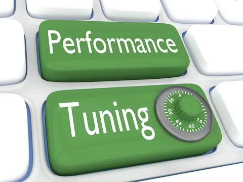 Performance Tuning concept Illustrazione stock