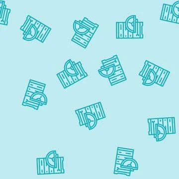 Performance tuning database line vector seamless pattern Stock Illustration