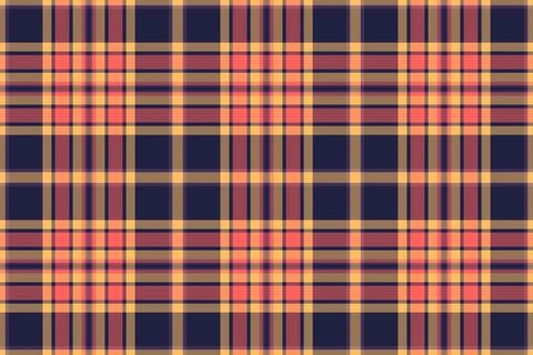 Performance vector seamless plaid, quilted textile tartan background. Elega.. Illustrazione stock