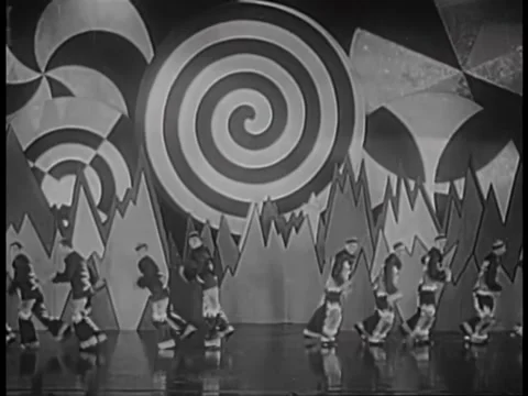 Performers dancing on stage Stock Footage 260253303