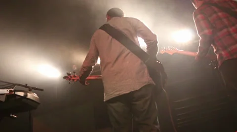 Performers in live concert Stock Footage 29363675