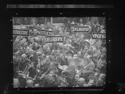 Performers perform for TV programme at NBC studio - 1947 Stock Footage 97227833