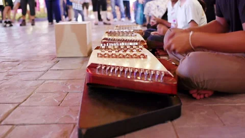 Performers Playing Chinese Hammered Dulcimer Stock Footage 247462914