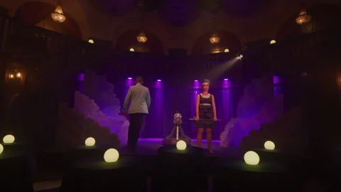 Performers on Stage and Props Stock Footage 270479487