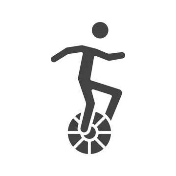 Performing at Circus icon vector image. Stock Illustration