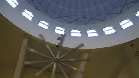 Performing Friday prayer in mosque during pandemic in KL Stock Footage 142041466