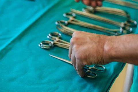 Performing surgery Stock Photos