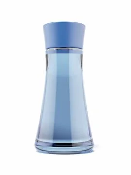 Perfume in blue bottle Stock-Illustration