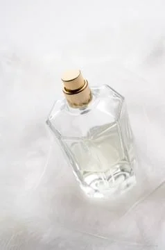 Perfume bottle, close-up Stock Photos