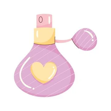 Perfume bottle design Ilustração Stock