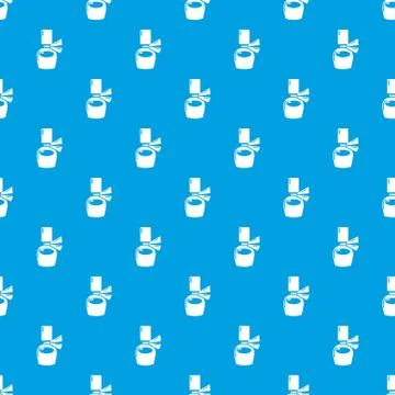 Perfume bottle gift pattern vector seamless blue Stock-Illustration