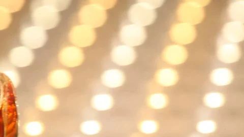 Perfume bottle with golden cap Stock-Footage 70822808