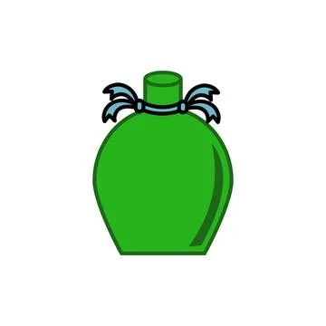 Perfume bottle icon. Flat illustration of perfume bottle icon for web design Stock Illustration