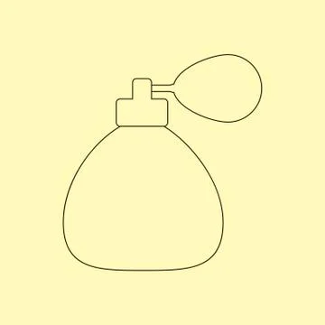 Perfume Bottle Icon Illustration