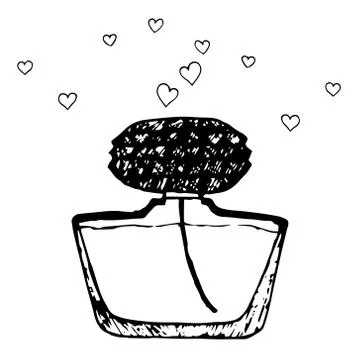 Perfume bottle icon. Stock Illustration