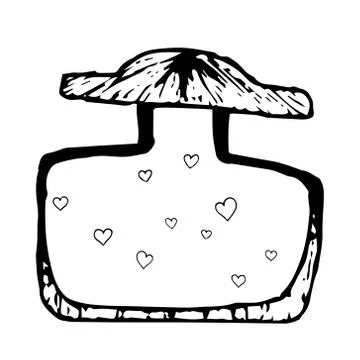 Perfume bottle icon. Stock Illustration