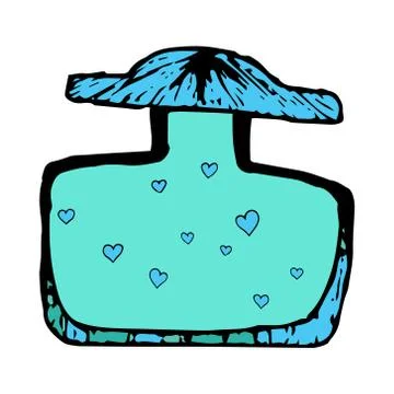 Perfume bottle icon. Stock Illustration