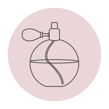Perfume bottle icon Stock Illustration