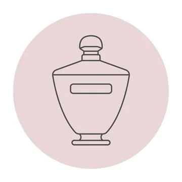 Perfume bottle icon Stock Illustration