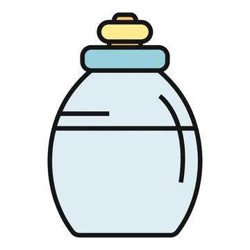 Perfume bottle icon representing scent and luxury Stock-Illustration