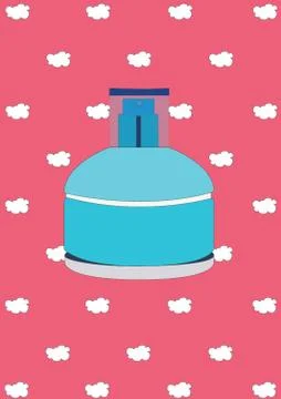 Perfume Bottle Ilustração Stock