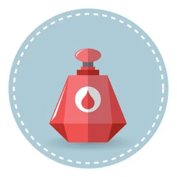 Perfume Bottle Illustration
