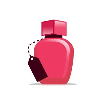 Perfume bottle illustration Stock Illustration
