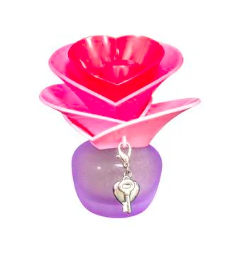 Perfume bottle isolated Stock Photos