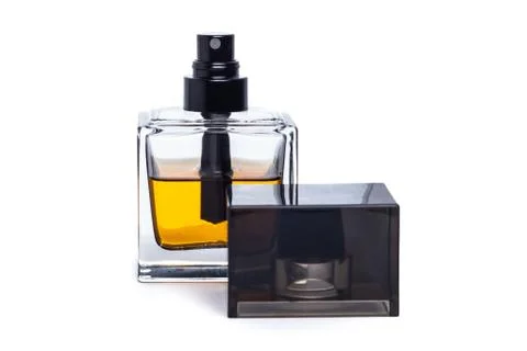 Perfume bottle isolated Stock Photos