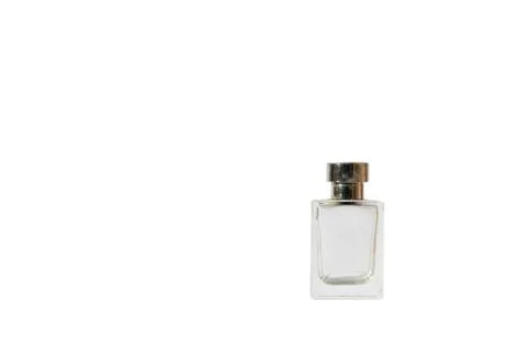 Perfume bottle isolated on white background Fotos de archivo
