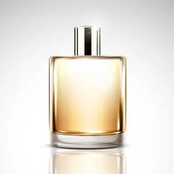 Perfume bottle mockup Illustrazione stock