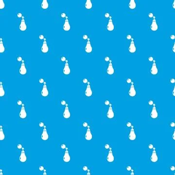 Perfume bottle paris pattern seamless blue Illustrazione stock