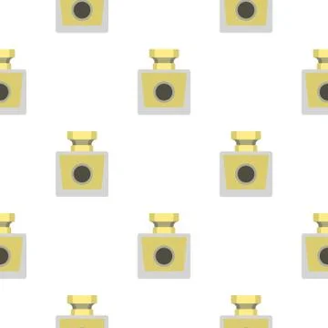 Perfume bottle pattern flat Stock-Illustration