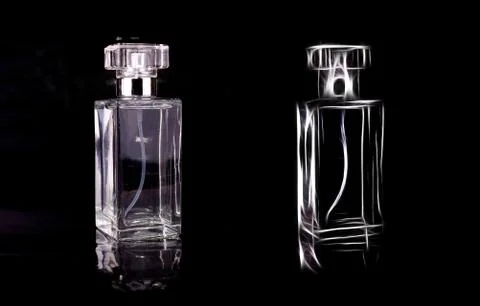 Perfume bottle Stock Photos