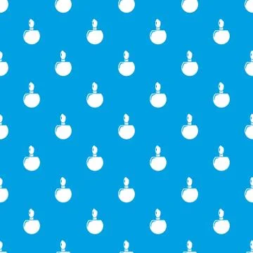 Perfume bottle product pattern seamless blue Stock-Illustration