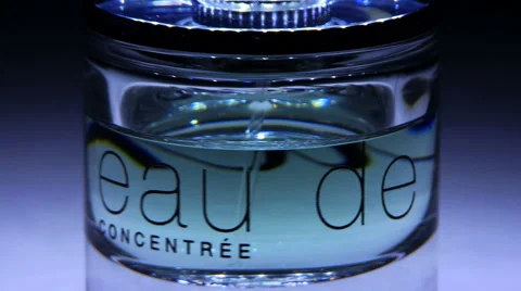 Perfume Bottle Rotating Camera II HD Stock Footage 41237993