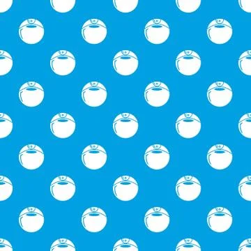 Perfume bottle round pattern vector seamless blue Stock Illustration