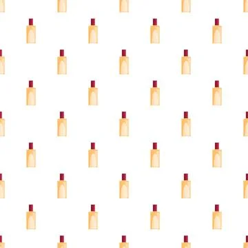 Perfume bottle seamless pattern for beauty packaging design Stock Illustration
