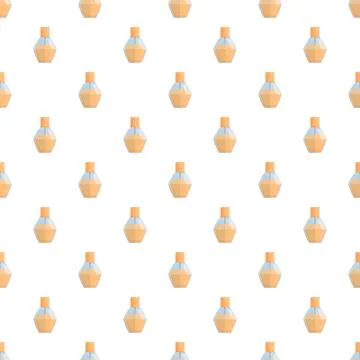 Perfume bottle seamless pattern for cosmetic backgrounds Stock Illustration